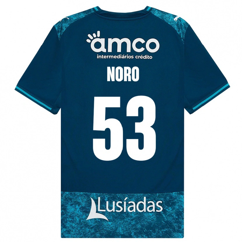 Danxen Heren Jonatás Noro #53 Donkerleigrijs Mediumturquoise Uitshirt Uittenue 2026/27 T-Shirt