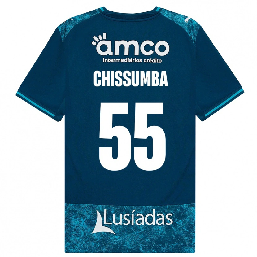 Danxen Heren Chissumba #55 Donkerleigrijs Mediumturquoise Uitshirt Uittenue 2026/27 T-Shirt
