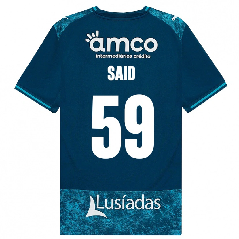 Danxen Heren Yan Said #59 Donkerleigrijs Mediumturquoise Uitshirt Uittenue 2026/27 T-Shirt