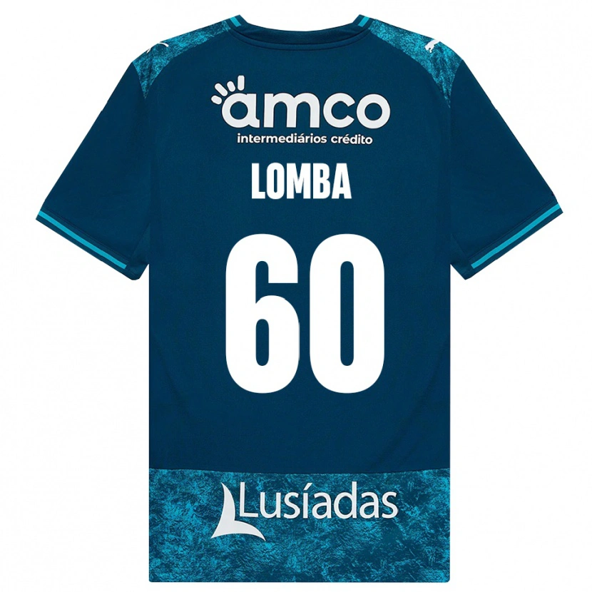 Danxen Heren João Lomba #60 Donkerleigrijs Mediumturquoise Uitshirt Uittenue 2026/27 T-Shirt