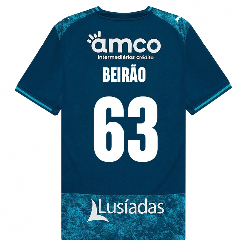 Danxen Heren Rodrigo Beirão #63 Donkerleigrijs Mediumturquoise Uitshirt Uittenue 2026/27 T-Shirt