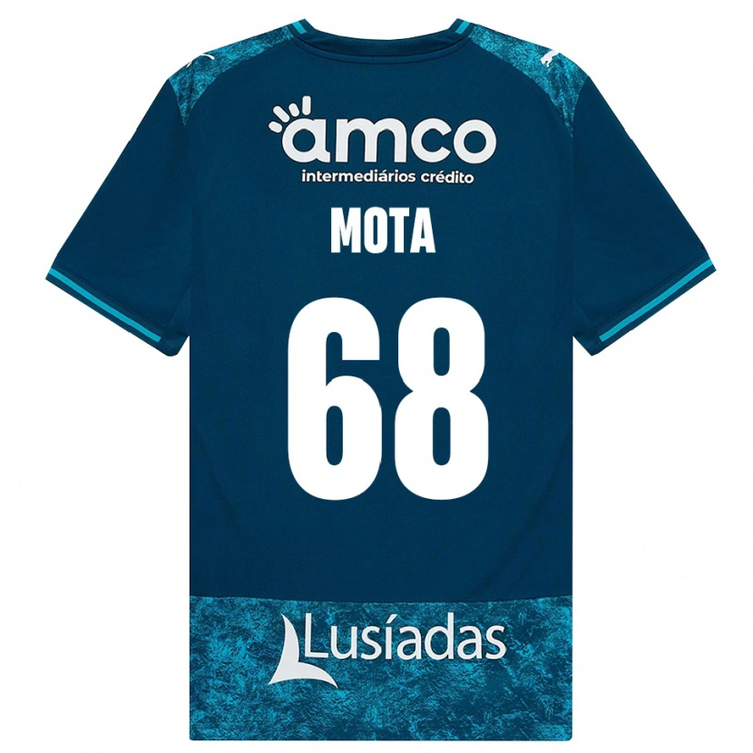 Danxen Heren Edgar Mota #68 Donkerleigrijs Mediumturquoise Uitshirt Uittenue 2026/27 T-Shirt