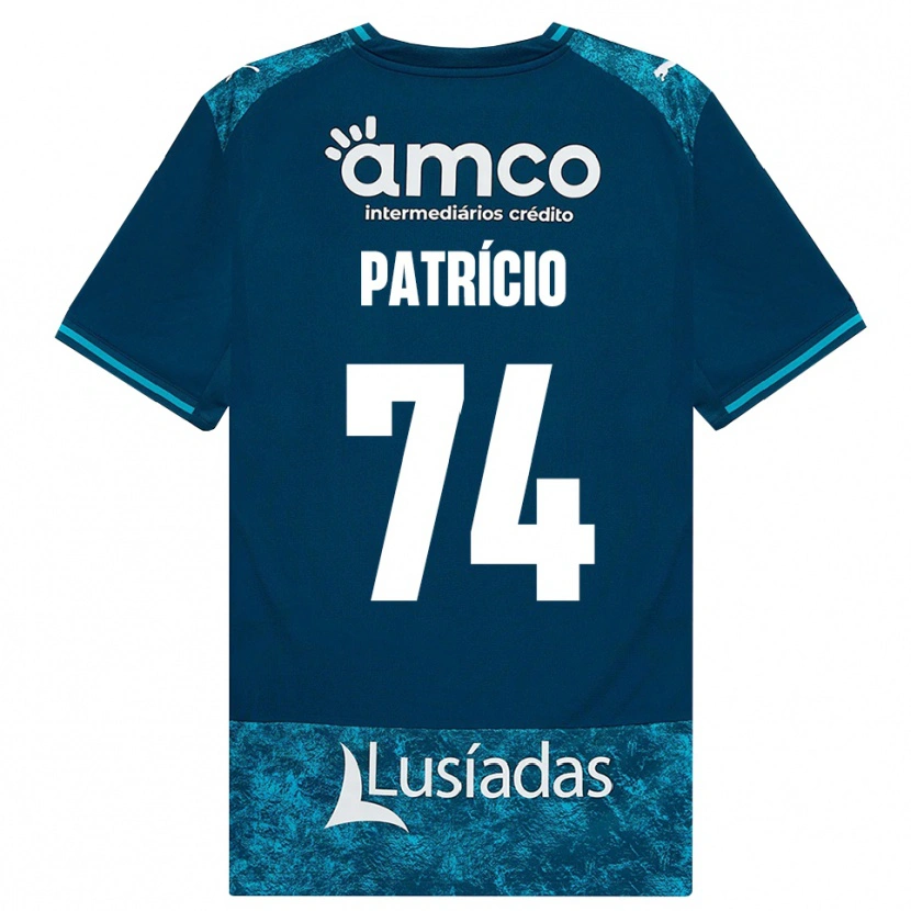 Danxen Heren Nuno Patrício #74 Donkerleigrijs Mediumturquoise Uitshirt Uittenue 2026/27 T-Shirt