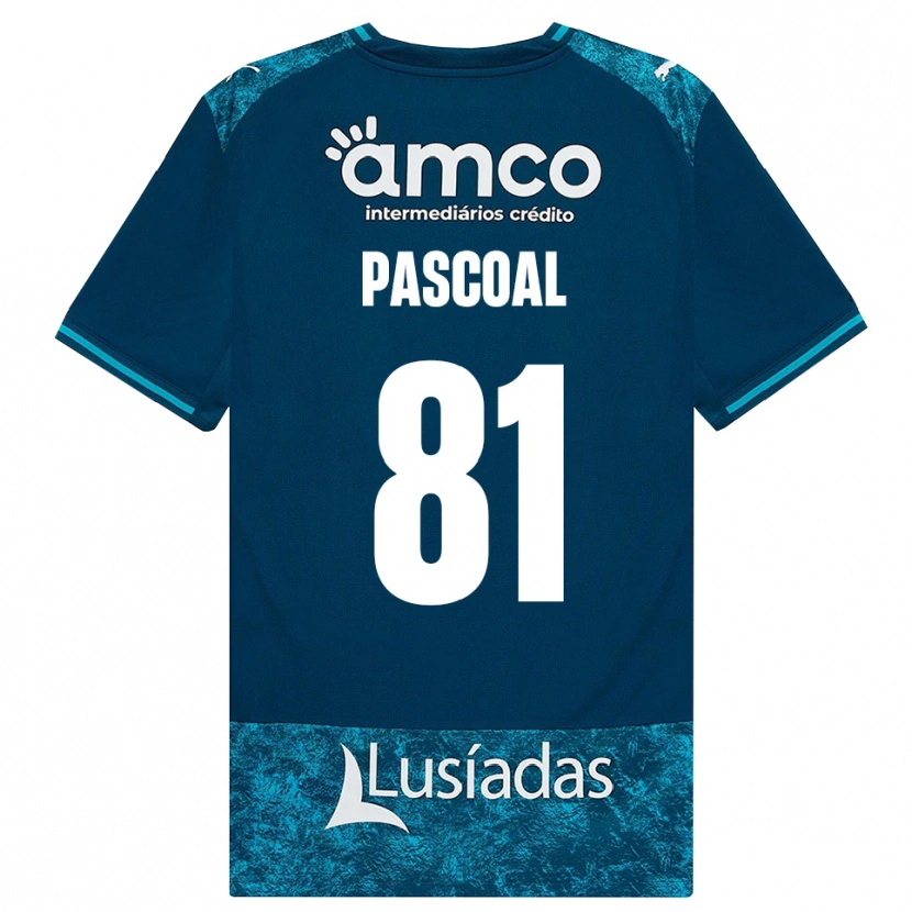 Danxen Heren Fodé Pascoal #81 Donkerleigrijs Mediumturquoise Uitshirt Uittenue 2026/27 T-Shirt