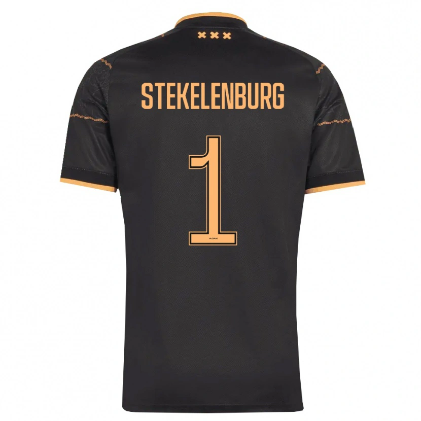 Danxen Heren Maarten Stekelenburg #1 Zwart Oranje Uitshirt Uittenue 2026/27 T-Shirt