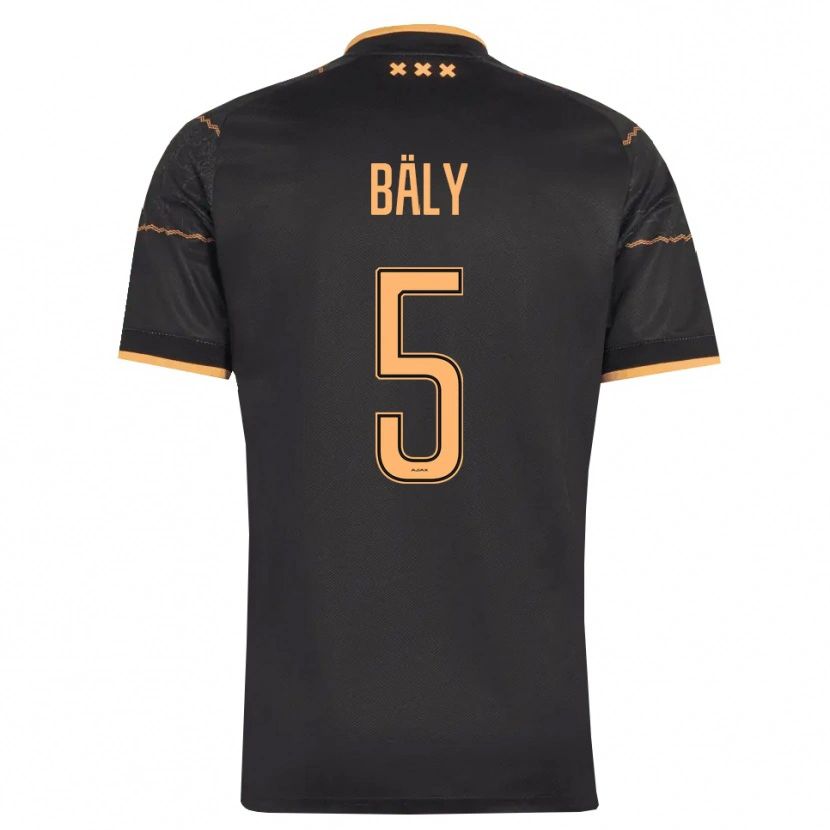 Danxen Heren Darryl Bäly #5 Zwart Oranje Uitshirt Uittenue 2026/27 T-Shirt