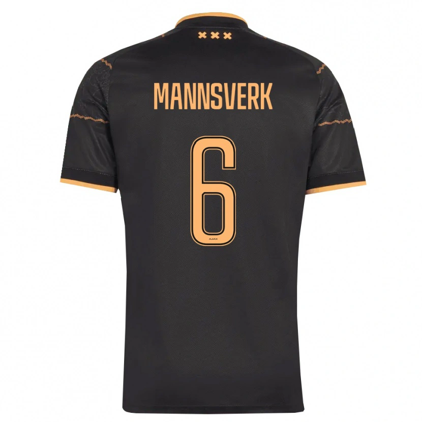 Danxen Heren Sivert Mannsverk #6 Zwart Oranje Uitshirt Uittenue 2026/27 T-Shirt