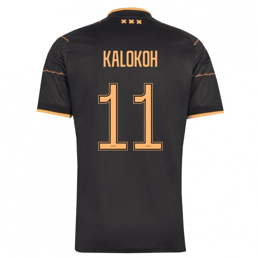 Danxen Heren David Kalokoh #11 Zwart Oranje Uitshirt Uittenue 2026/27 T-Shirt