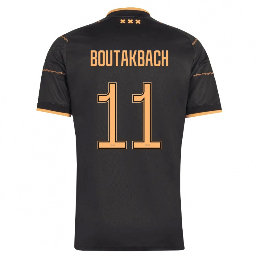Danxen Heren Massin Boutakbach #11 Zwart Oranje Uitshirt Uittenue 2026/27 T-Shirt