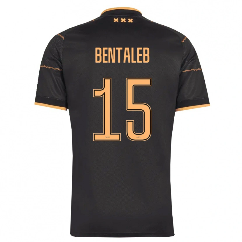 Danxen Heren Marouane Bentaleb #15 Zwart Oranje Uitshirt Uittenue 2026/27 T-Shirt