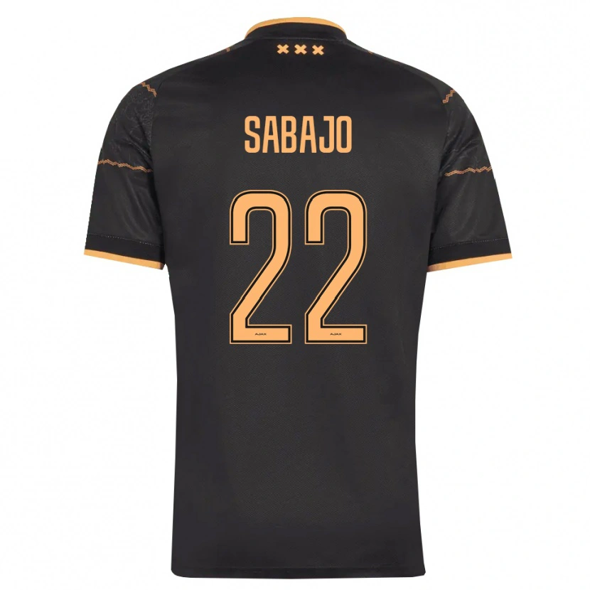 Danxen Heren Quinty Sabajo #22 Zwart Oranje Uitshirt Uittenue 2026/27 T-Shirt