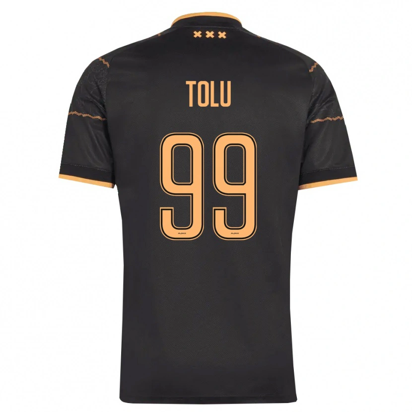 Danxen Heren Tolu Arokodare #99 Zwart Oranje Uitshirt Uittenue 2026/27 T-Shirt