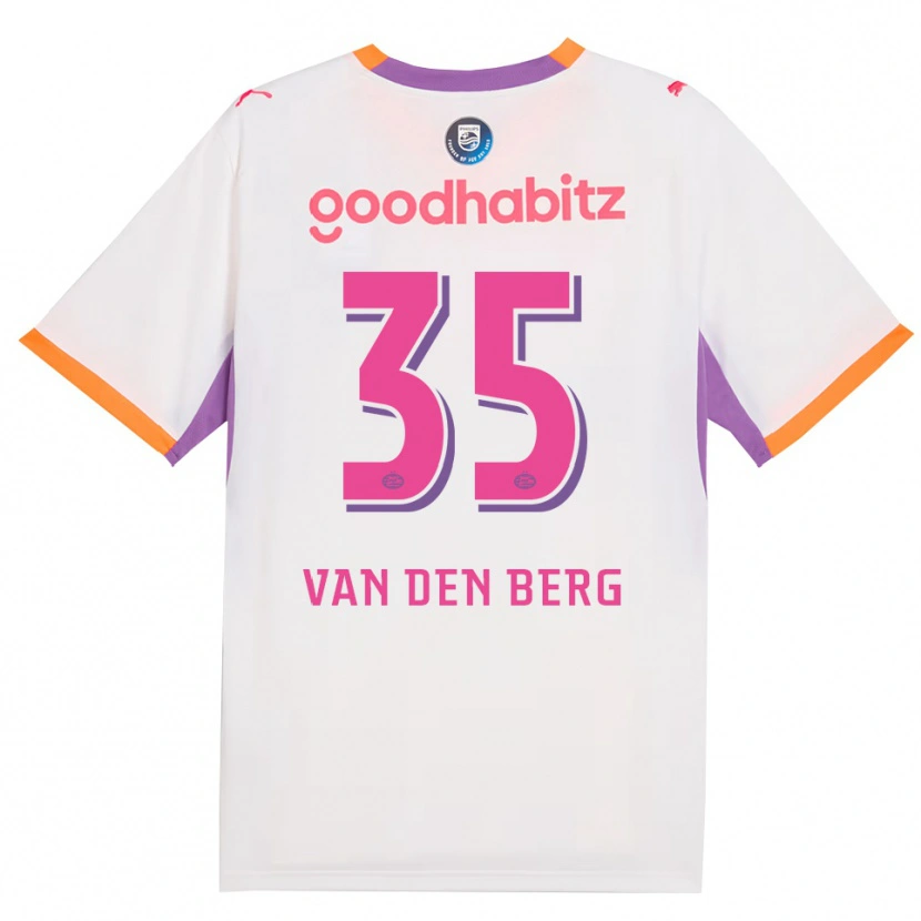 Danxen Heren Joël Van Den Berg #35 Wit Paars Oranje Uitshirt Uittenue 2026/27 T-Shirt