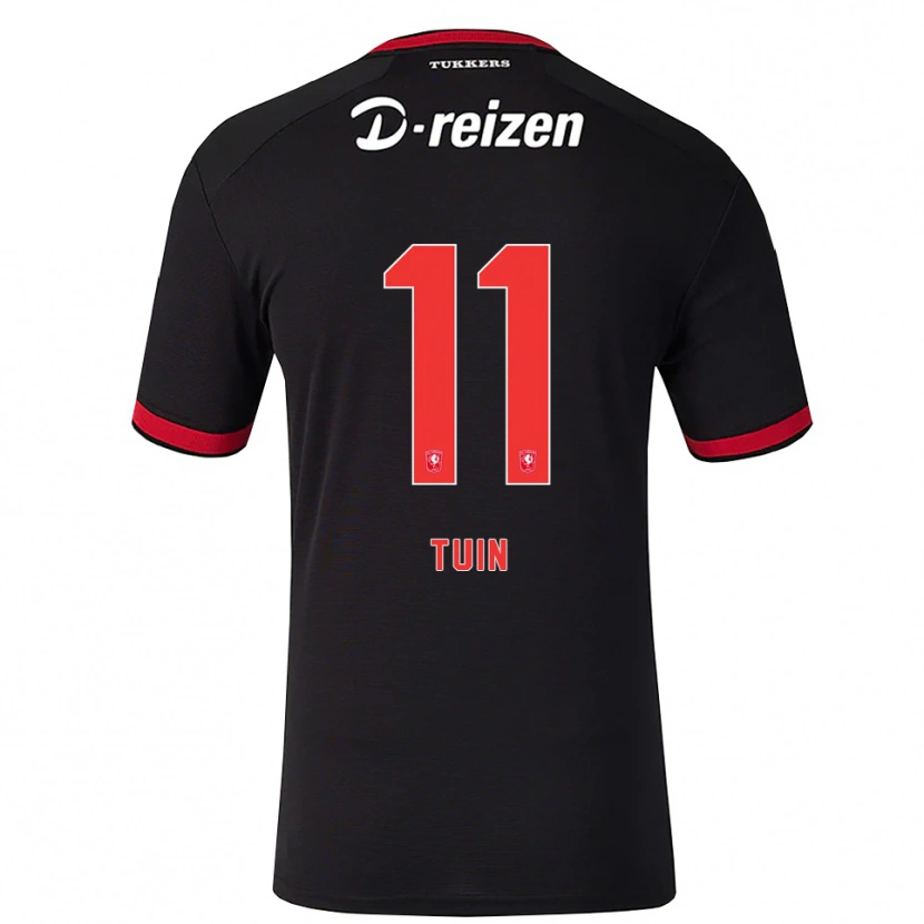 Danxen Heren Alieke Tuin #11 Rood Wit Zwart Uitshirt Uittenue 2026/27 T-Shirt