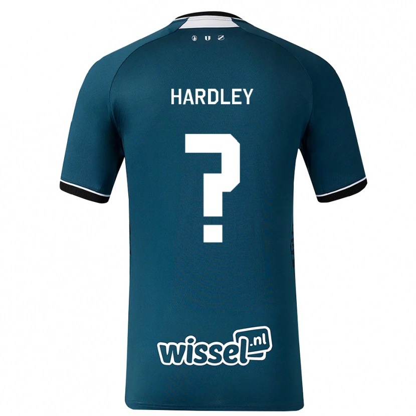 Danxen Heren Björn Hardley #0 Donkerleigrijs Wit Uitshirt Uittenue 2026/27 T-Shirt