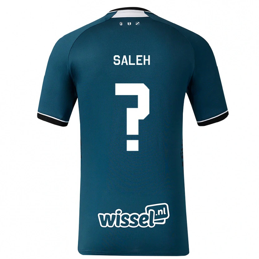 Danxen Heren Amir Saleh #0 Donkerleigrijs Wit Uitshirt Uittenue 2026/27 T-Shirt