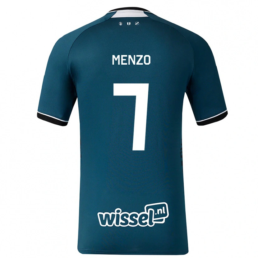 Danxen Heren Björn Menzo #7 Donkerleigrijs Wit Uitshirt Uittenue 2026/27 T-Shirt