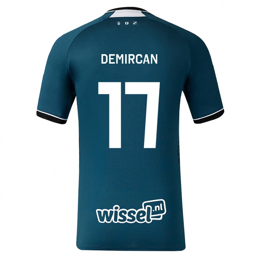 Danxen Heren Emirhan Demircan #17 Donkerleigrijs Wit Uitshirt Uittenue 2026/27 T-Shirt