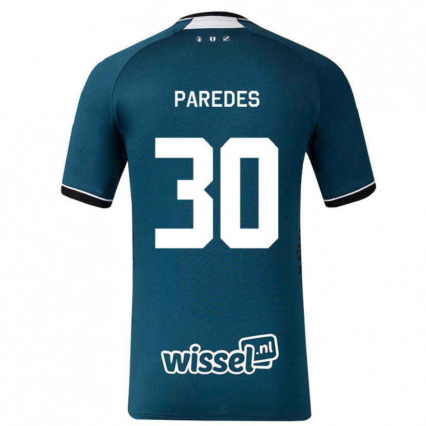 Danxen Heren Kevin Paredes #30 Donkerleigrijs Wit Uitshirt Uittenue 2026/27 T-Shirt