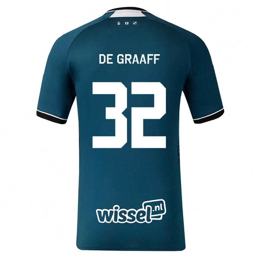 Danxen Heren Tom De Graaff #32 Donkerleigrijs Wit Uitshirt Uittenue 2026/27 T-Shirt