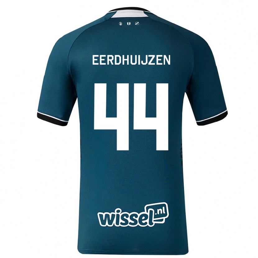 Danxen Heren Mike Eerdhuijzen #44 Donkerleigrijs Wit Uitshirt Uittenue 2026/27 T-Shirt