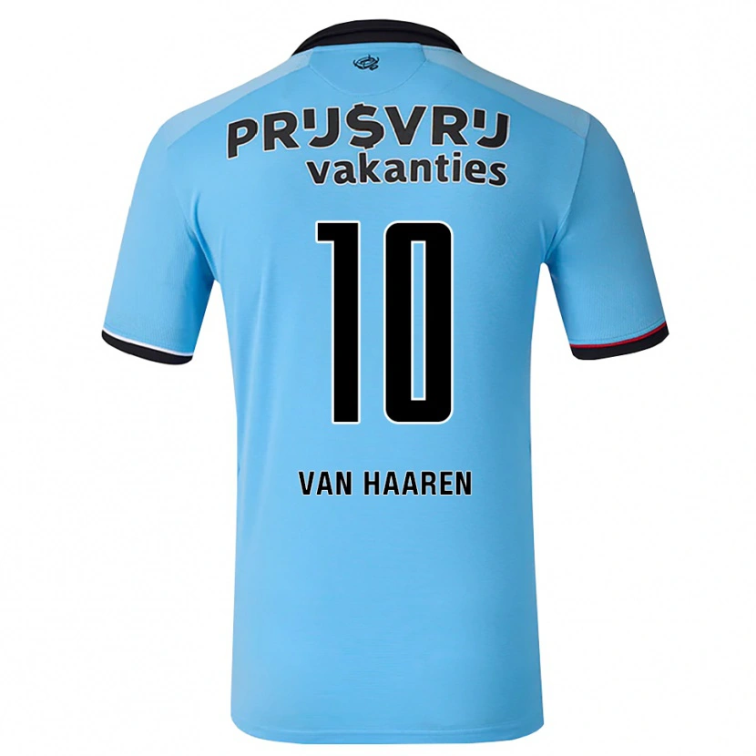 Danxen Heren Ricky Van Haaren #10 Diephemelsblauw Zwart Rood Uitshirt Uittenue 2026/27 T-Shirt