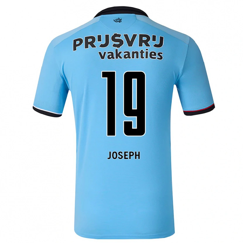 Danxen Heren Lars Joseph #19 Diephemelsblauw Zwart Rood Uitshirt Uittenue 2026/27 T-Shirt
