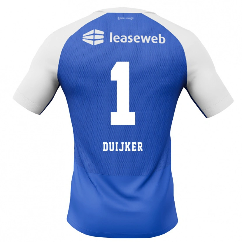 Danxen Heren Jaycen Duijker #1 Hemelsblauw Rood Wit Uitshirt Uittenue 2026/27 T-Shirt