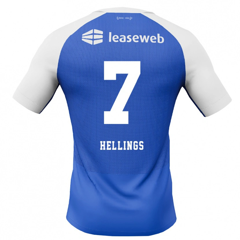 Danxen Heren Chavarello Hellings #7 Hemelsblauw Rood Wit Uitshirt Uittenue 2026/27 T-Shirt
