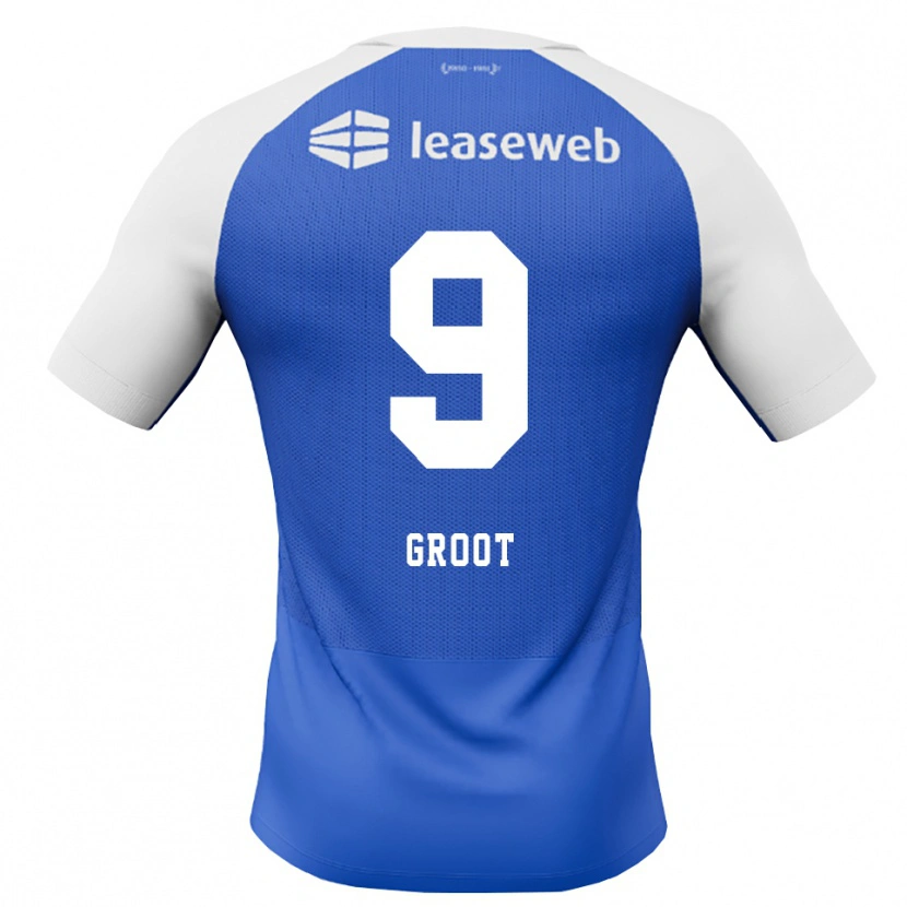 Danxen Heren Gijs Groot #9 Hemelsblauw Rood Wit Uitshirt Uittenue 2026/27 T-Shirt