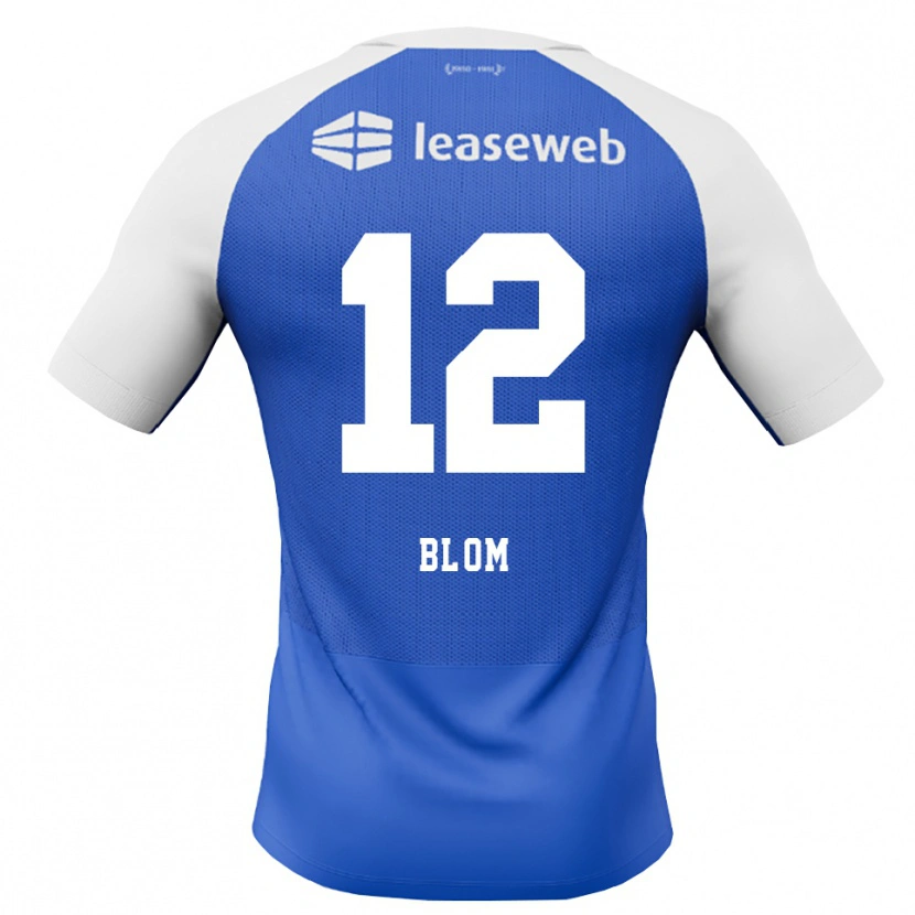 Danxen Heren Robin Blom #12 Hemelsblauw Rood Wit Uitshirt Uittenue 2026/27 T-Shirt
