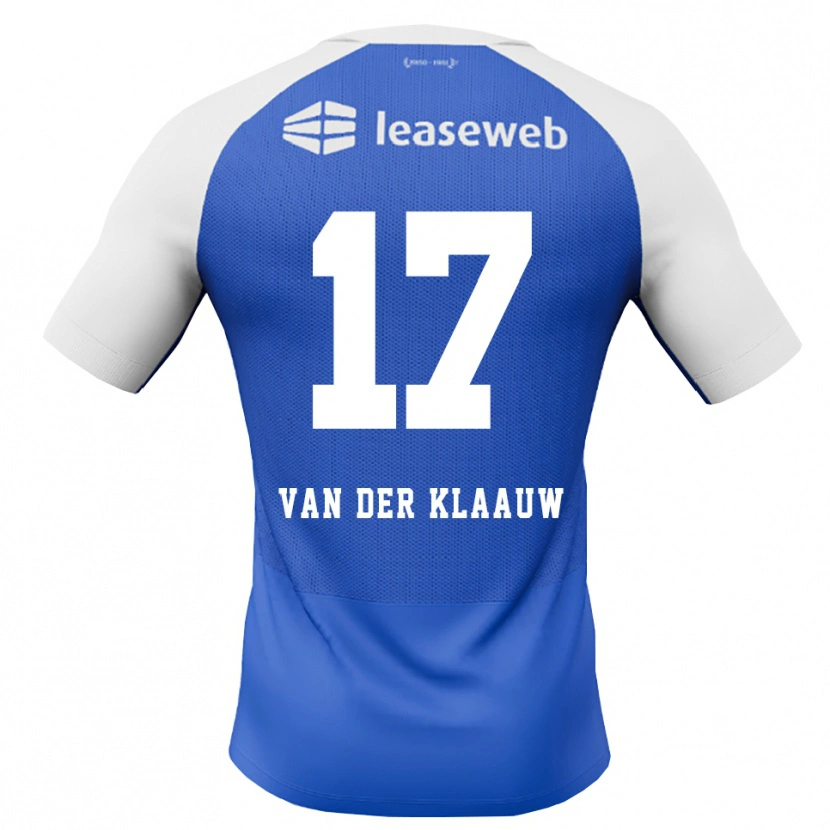 Danxen Heren Deacon Van Der Klaauw #17 Hemelsblauw Rood Wit Uitshirt Uittenue 2026/27 T-Shirt