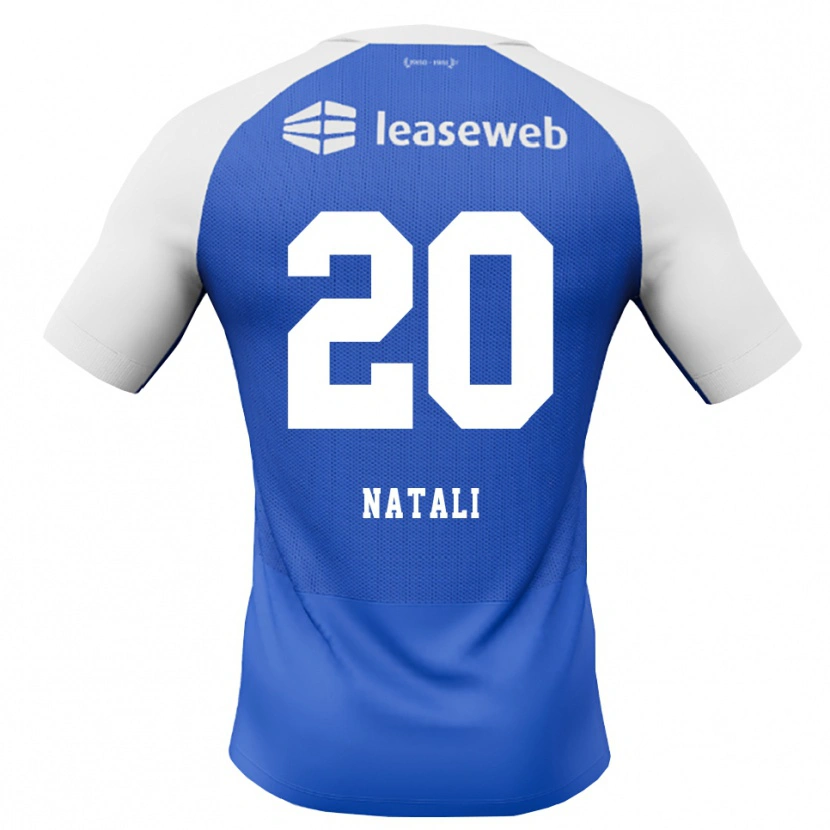 Danxen Heren Andrea Natali #20 Hemelsblauw Rood Wit Uitshirt Uittenue 2026/27 T-Shirt