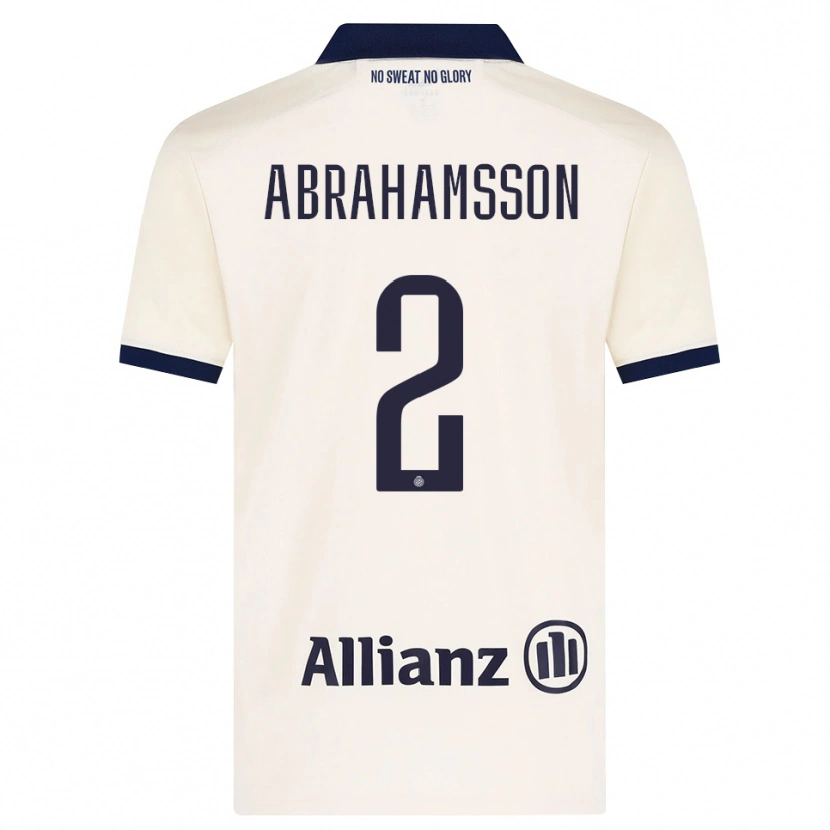 Danxen Heren Sejde Abrahamsson #2 Beige Zwart Uitshirt Uittenue 2026/27 T-Shirt