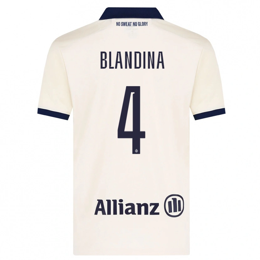 Danxen Heren Noham Blandina #4 Beige Zwart Uitshirt Uittenue 2026/27 T-Shirt