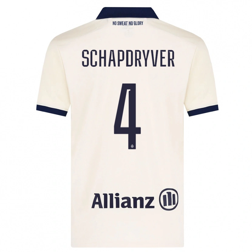 Danxen Heren Emely Schapdryver #4 Beige Zwart Uitshirt Uittenue 2026/27 T-Shirt