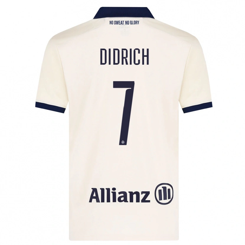 Danxen Heren Brian Didrich #7 Beige Zwart Uitshirt Uittenue 2026/27 T-Shirt