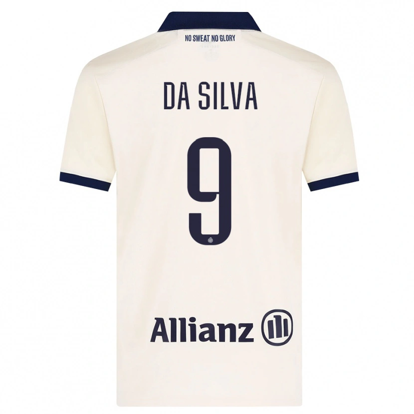 Danxen Heren Jessi Da Silva #9 Beige Zwart Uitshirt Uittenue 2026/27 T-Shirt
