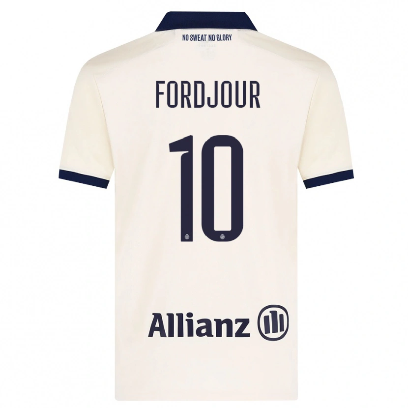 Danxen Heren Richmond Fordjour #10 Beige Zwart Uitshirt Uittenue 2026/27 T-Shirt