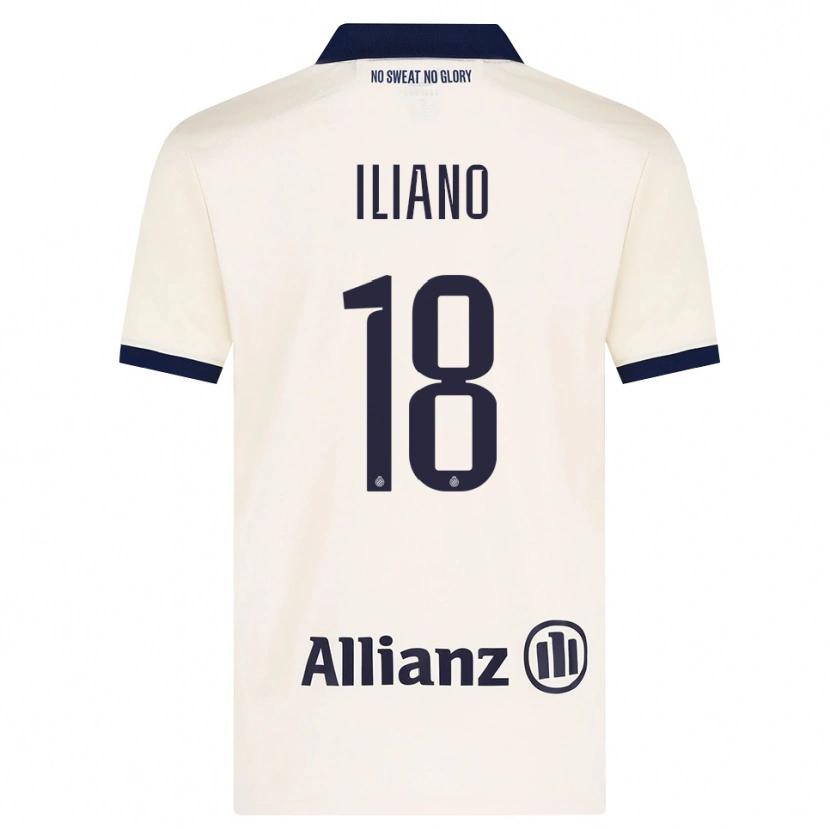 Danxen Heren Isabelle Iliano #18 Beige Zwart Uitshirt Uittenue 2026/27 T-Shirt