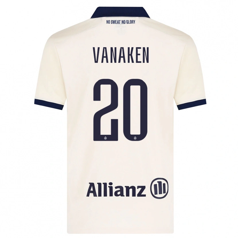 Danxen Heren Hans Vanaken #20 Beige Zwart Uitshirt Uittenue 2026/27 T-Shirt
