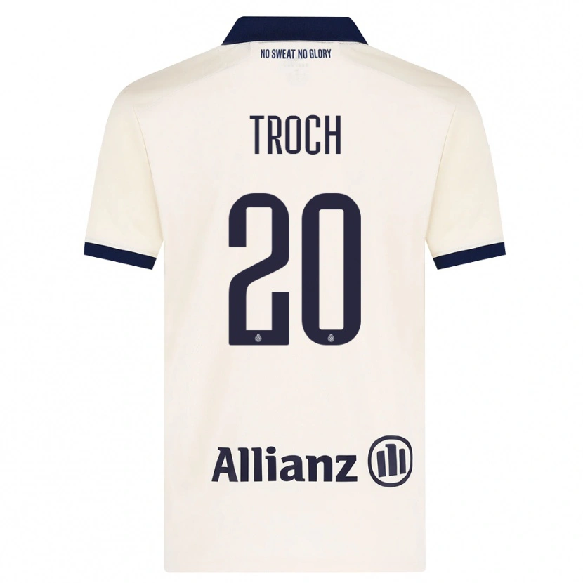 Danxen Heren Stan Troch #20 Beige Zwart Uitshirt Uittenue 2026/27 T-Shirt