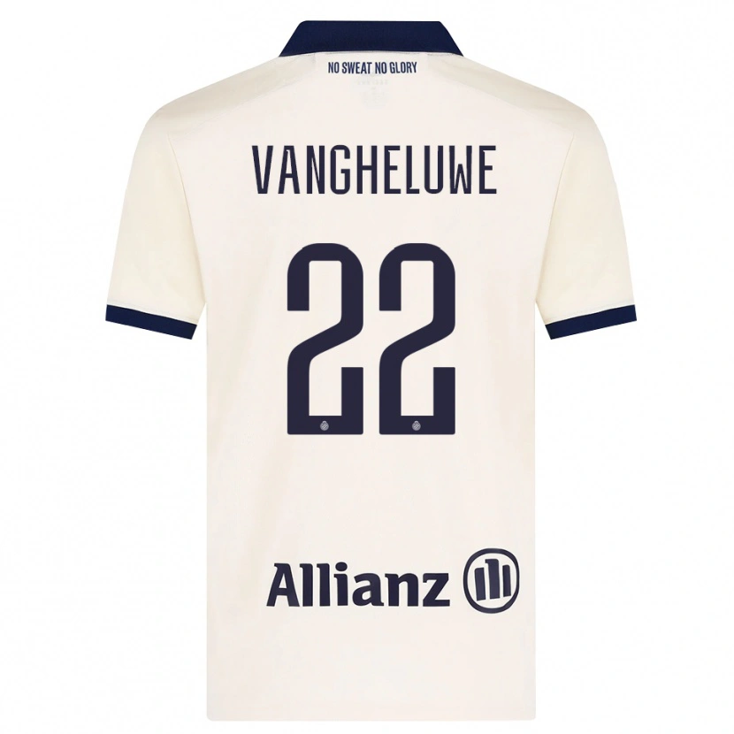 Danxen Heren Jody Vangheluwe #22 Beige Zwart Uitshirt Uittenue 2026/27 T-Shirt