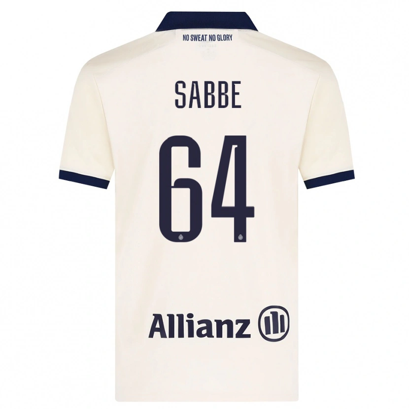 Danxen Heren Kyriani Sabbe #64 Beige Zwart Uitshirt Uittenue 2026/27 T-Shirt