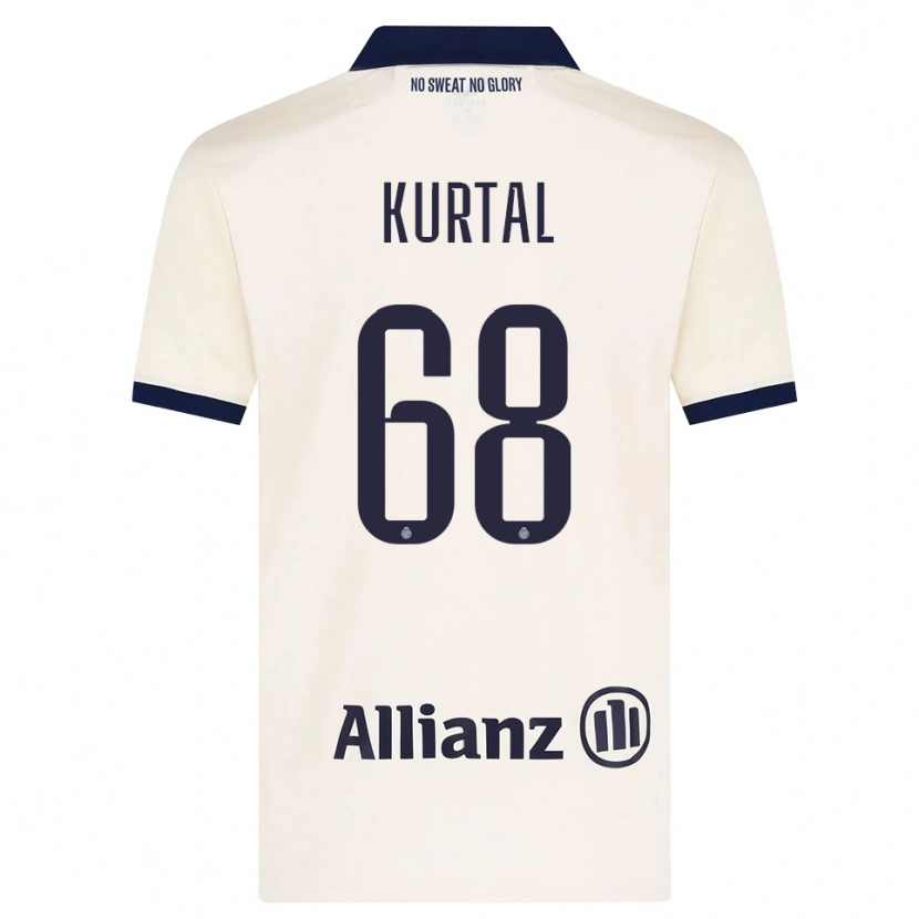 Danxen Heren Utku Kurtal #68 Beige Zwart Uitshirt Uittenue 2026/27 T-Shirt