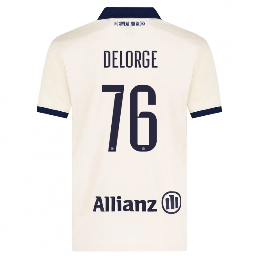 Danxen Heren Lucas Delorge #76 Beige Zwart Uitshirt Uittenue 2026/27 T-Shirt