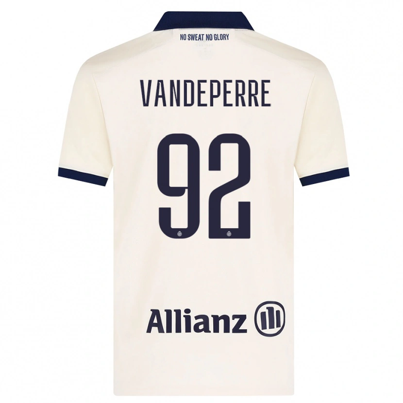 Danxen Heren Alexander Vandeperre #92 Beige Zwart Uitshirt Uittenue 2026/27 T-Shirt