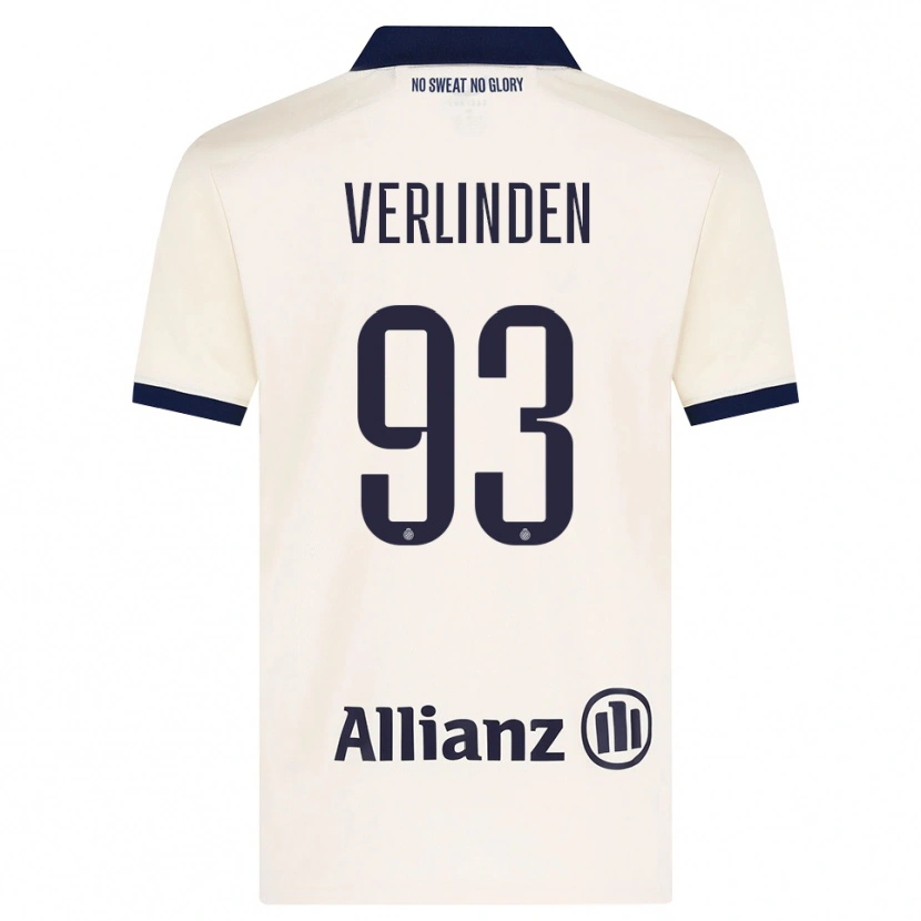 Danxen Heren Wout Verlinden #93 Beige Zwart Uitshirt Uittenue 2026/27 T-Shirt