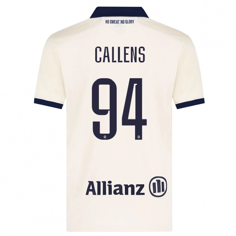Danxen Heren Emiel Callens #94 Beige Zwart Uitshirt Uittenue 2026/27 T-Shirt