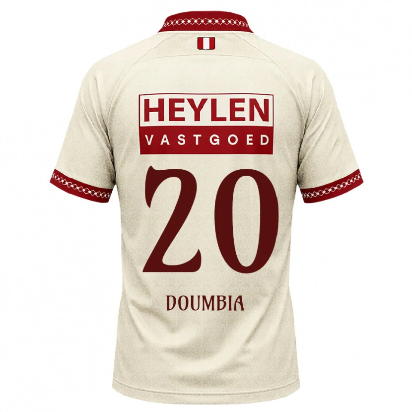 Danxen Heren Mahamadou Doumbia #20 Beige Rood Uitshirt Uittenue 2026/27 T-Shirt
